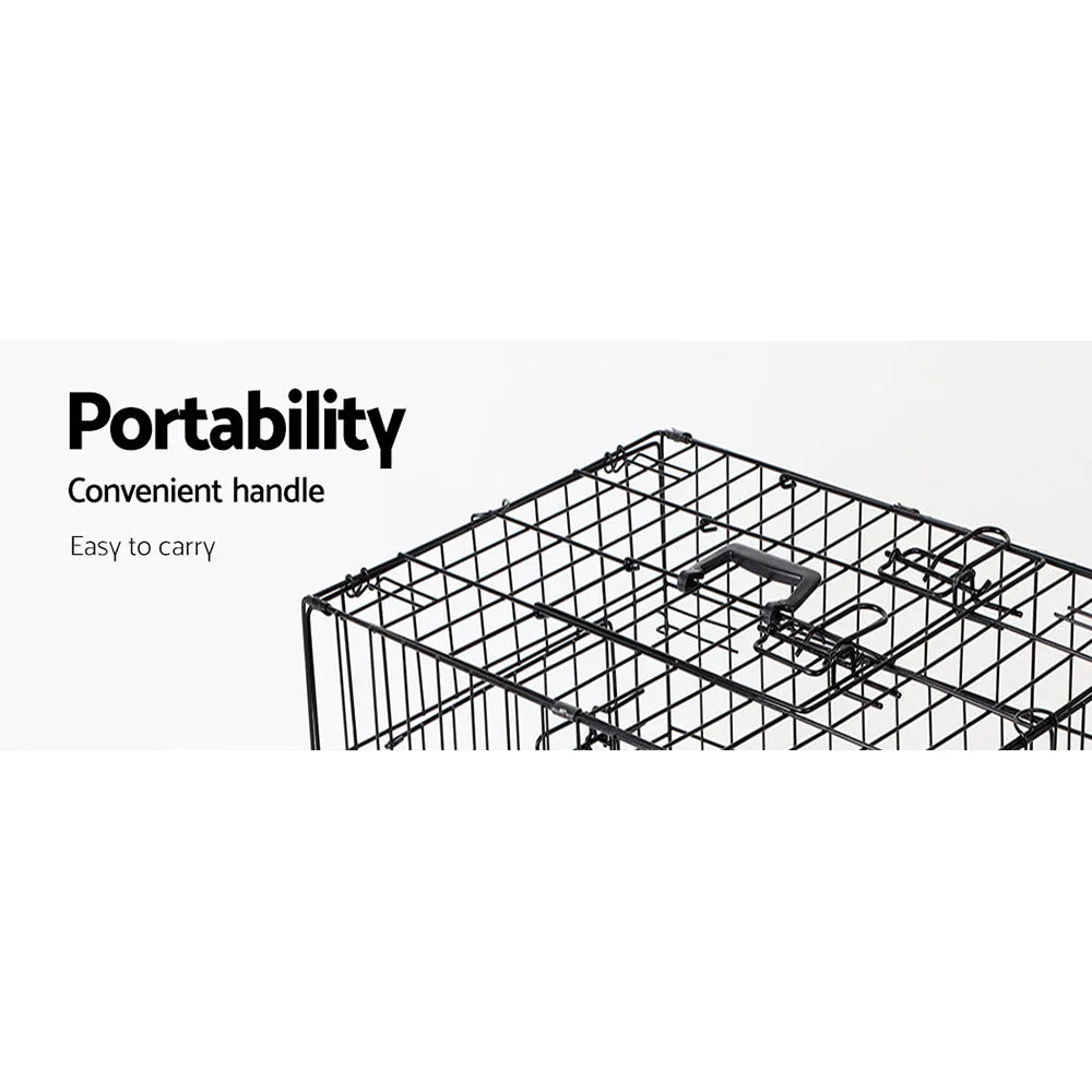 48" Dog Cage Crate | Large Kennel 3 Doors