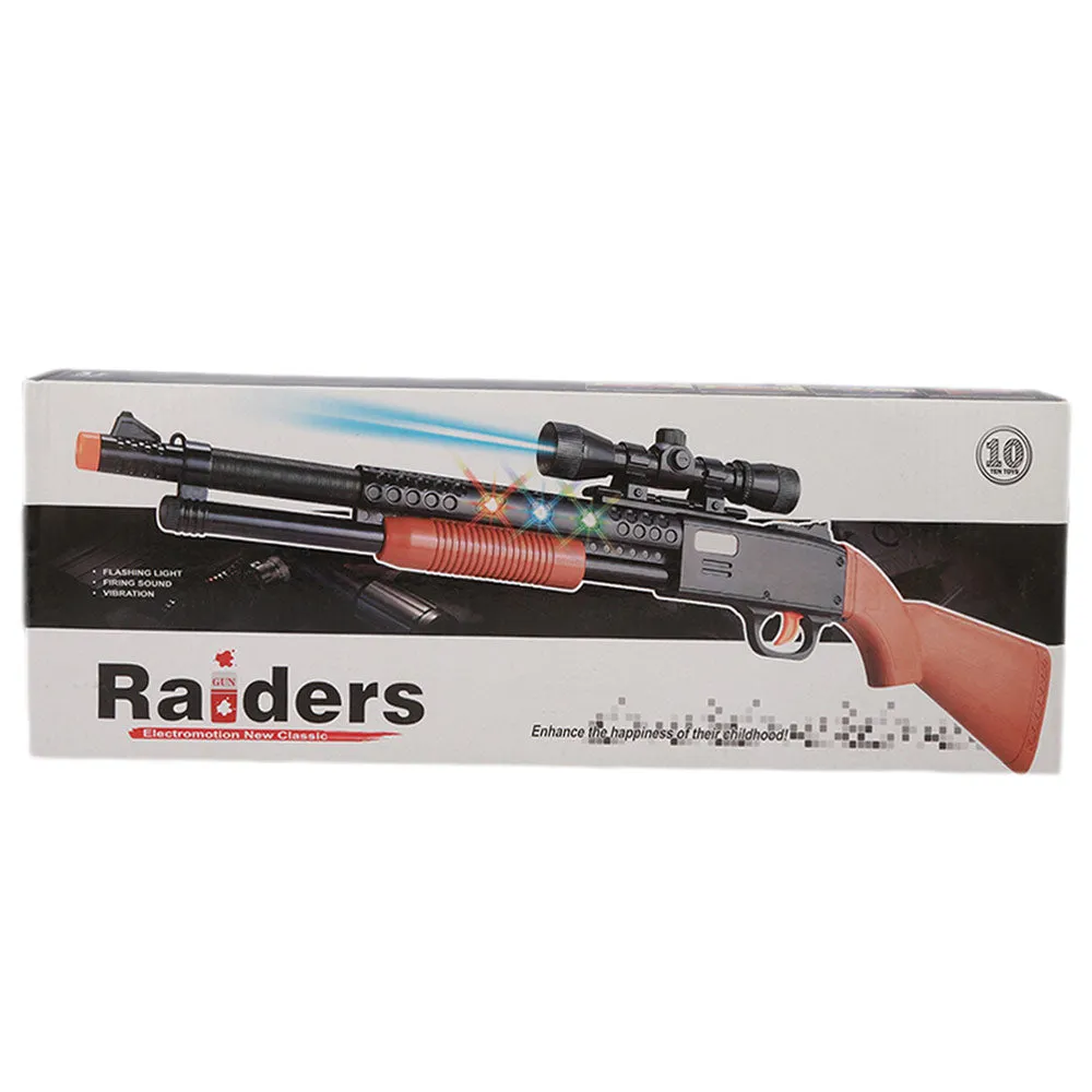 Battery Operated Gun - Brown