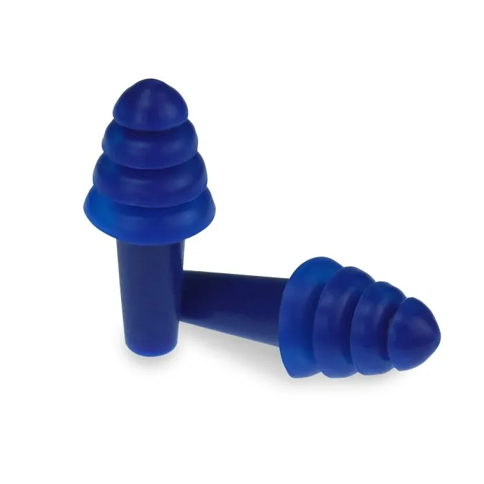 Radians Resistor FP43 Reusable Flanged Ear Plugs - Corded - NRR 27, 1 Pair