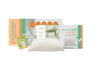 Royal Bamboo Pillow Crushed Memory Foam