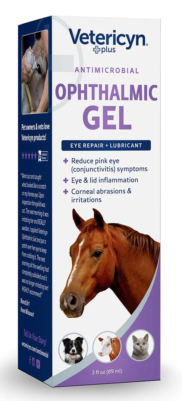 Vetericyn Plus Ophthalmic Gel, 3 oz